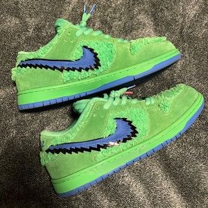Greatful dead Nike dunk low green bear